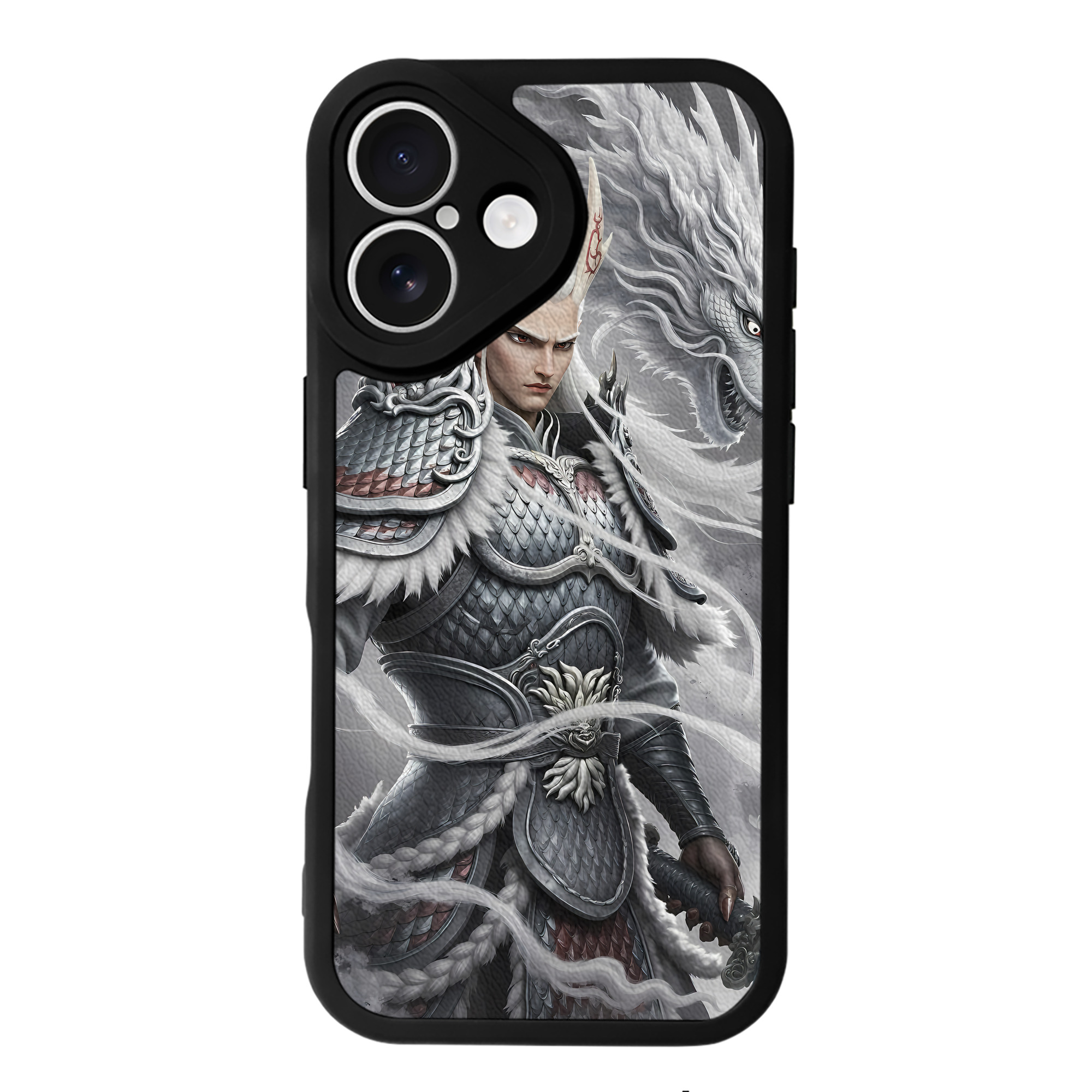 （画像用） Ne Zha 2 ナタ 魔童の大暴れ 【iPhone 16シリーズ対応】シリコンスマホケース（レザー調） 材質：シリコン